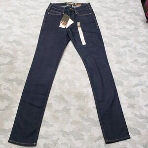 5.11 Tactical Jeans Womens 2 Blue Slim Fit Pockets Denim Dark Wash NWT Combat